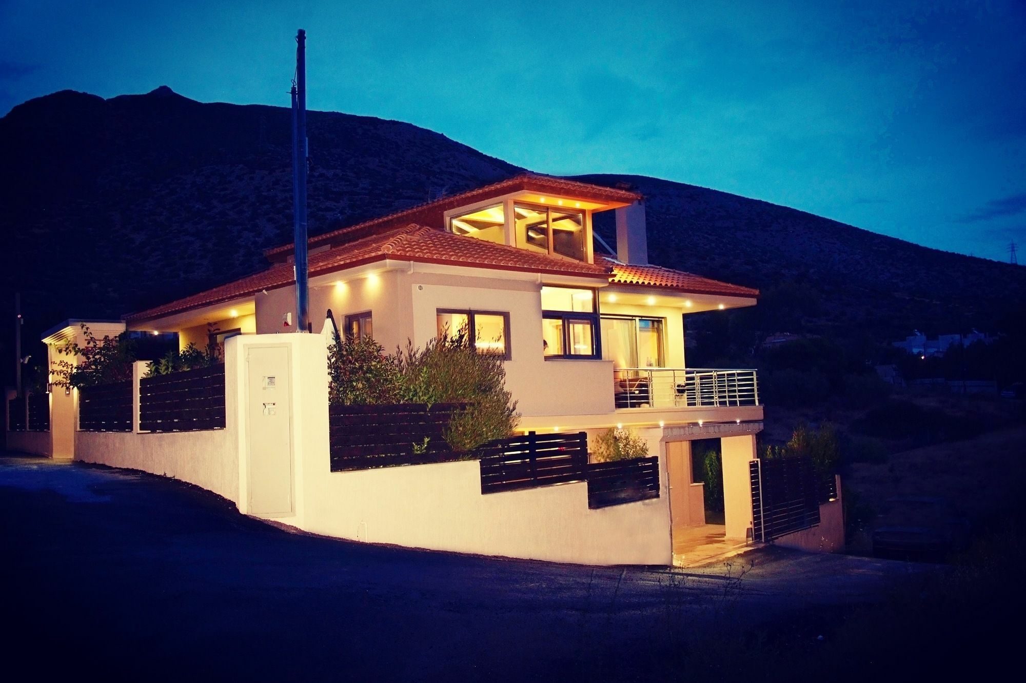 Villa Sunset Lagonisi Exteriör bild